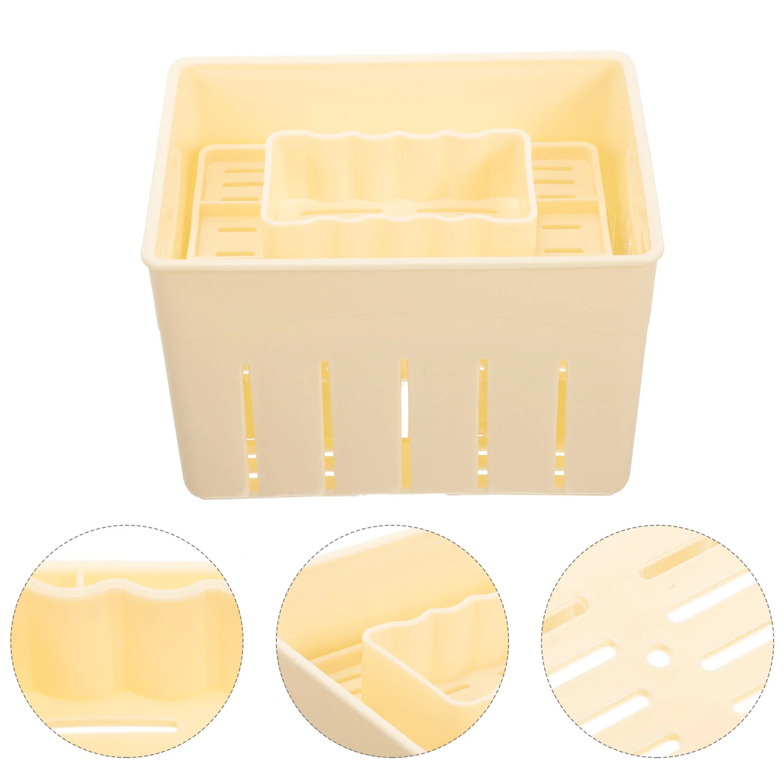 

3 Sets Plastic Tofu Maker Plastic Tofu Press Mould Tofu Maker Cheese Press Tofu Cheese Maker with Lid