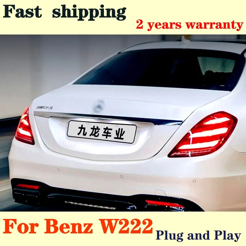 

Car Lights For Benz W222 2014-2018 S Class LED Taillights S320 S350 S400 Dynamic Turn Signal Rear Highlight Lamp Accessories