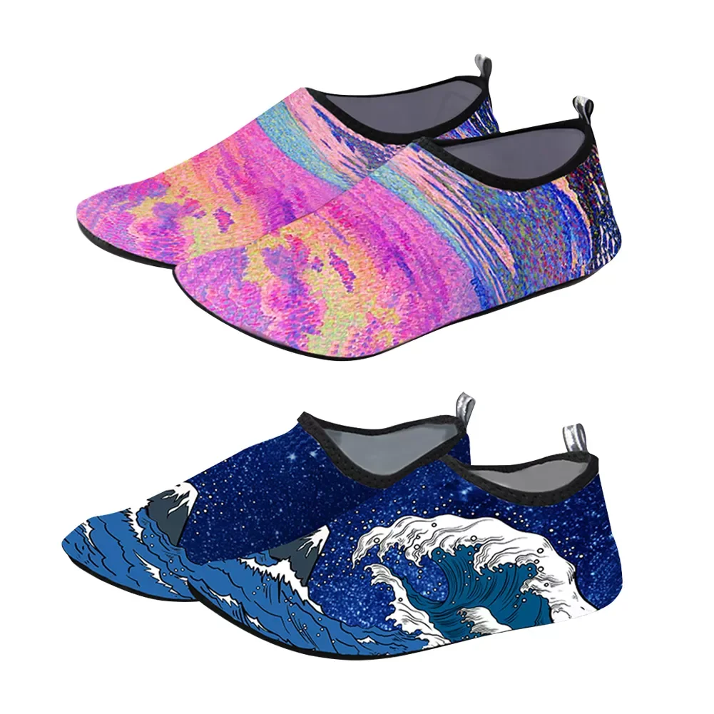 

Summer Men Women Beach Socks Children Wading Quick-drying Diving Shoes Seaside Beach Swim Snorkeling Yoga Exercise Aqua Shoes