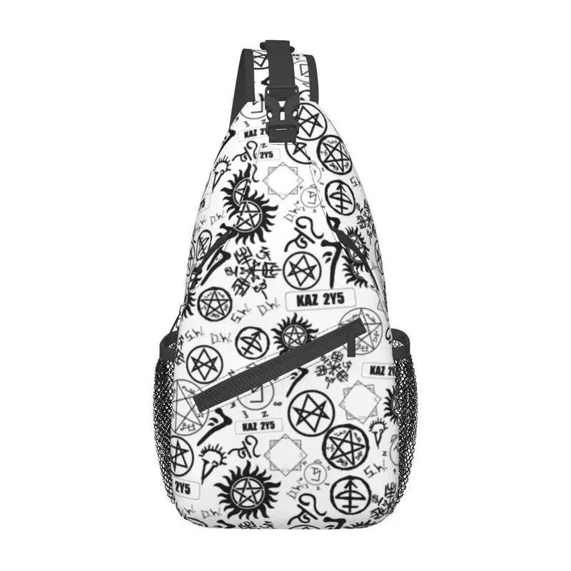 

Повседневные сверхнатуральные сумки-слинги с символом для езды на велосипеде, кемпинга, мужской рюкзак с ремнем на груди через плечо, рюкзак на плечо