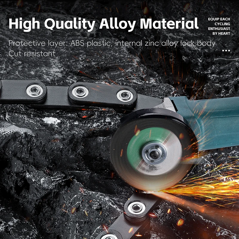 WEST BIKING Bike Foldable Password Lock Anti-theft E-Bike Chain MTB Padlock Motorcycle Safety Portable Locks Bicycle Accessories_voghion.com