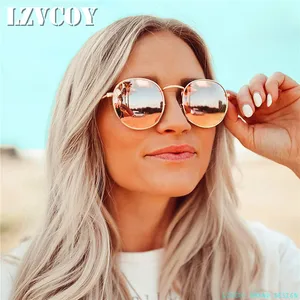 Luxury Polarized Sunglasses Women Brand Designer 2022 Retro Female Sun Glasses Round Sunnies Classic