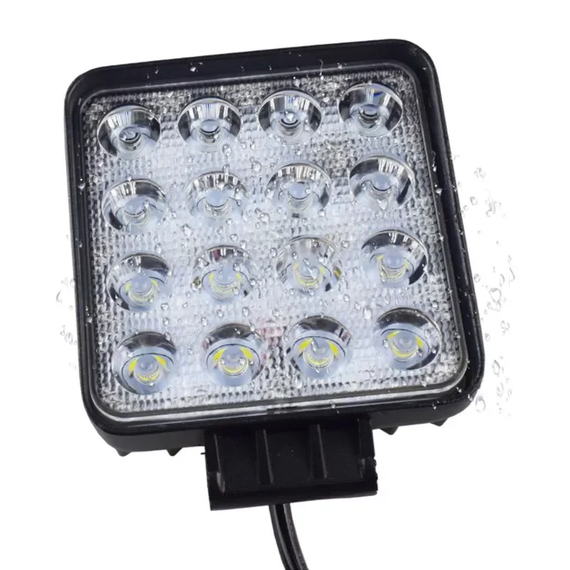 

Vehicel Headlights 16LEDs Cool White Light Bar 4inch Vehicle LED Work Light Truck Car Accessories