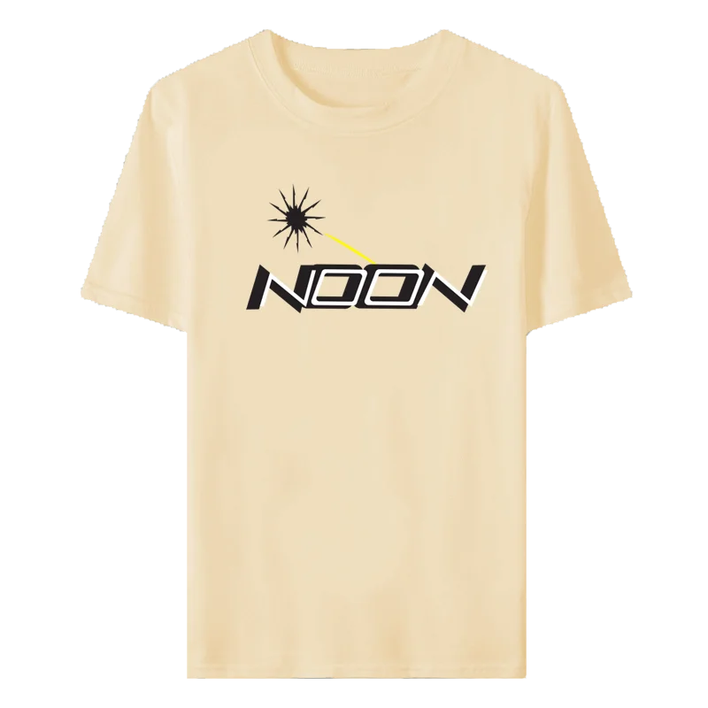 

NOON GOONS Unisex Cotton Crew Neck T-Shirt Summer New Casual Graphic Print Short Sleeve Tops