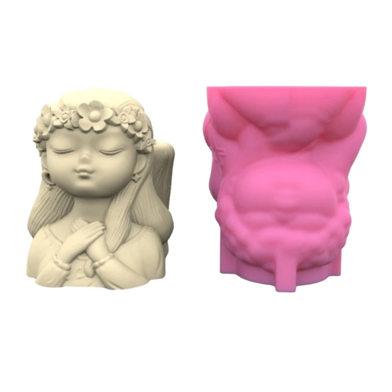 

Геометрическая гирлянда для девочек, гипсовые силиконовые формы, коробка для хранения, форма для изготовления суккулентов, горшков, цветов, подсвечников