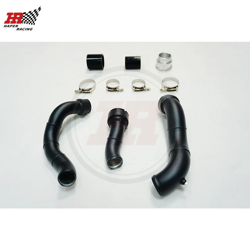 Алюминиевая усилительная труба HP RACING + черная зарядная для Mi ni Cooper S