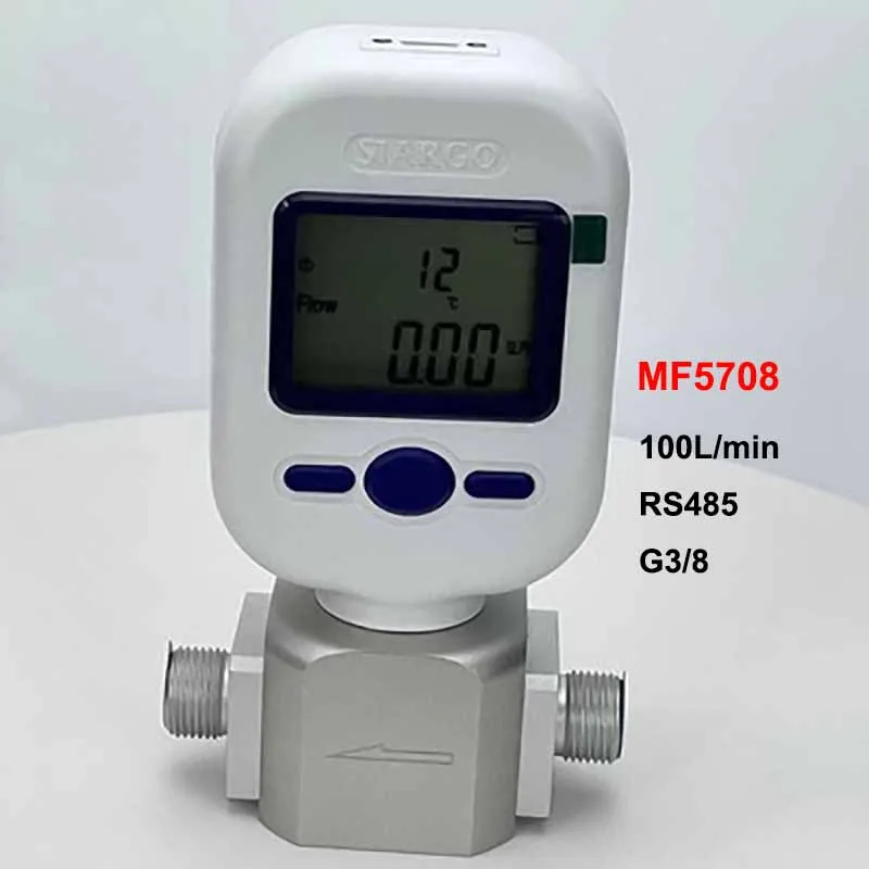 Новый модернизированный MF5706(0-20 л/мин)/MF5708(0-100 л)/MF5712(0-250 л) расходомер газа RS485