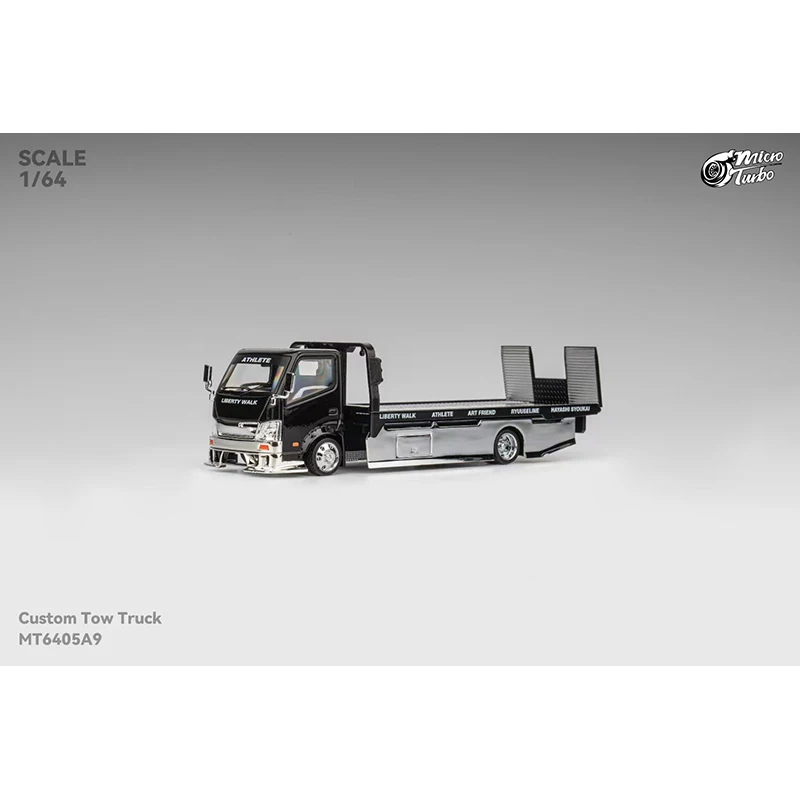 Предпродажа MT 1:64 300 серии Custom Tow LBWK Chrome Black Diecast Diorama Модель автомобиля Игрушка