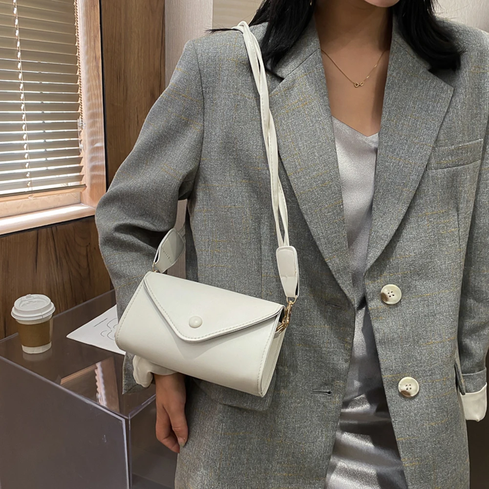 

Simply Crossbody Bags Lady Travel Small Daily Handbags PU Leather Solid Color Simple Messenger Bag for Women 2020