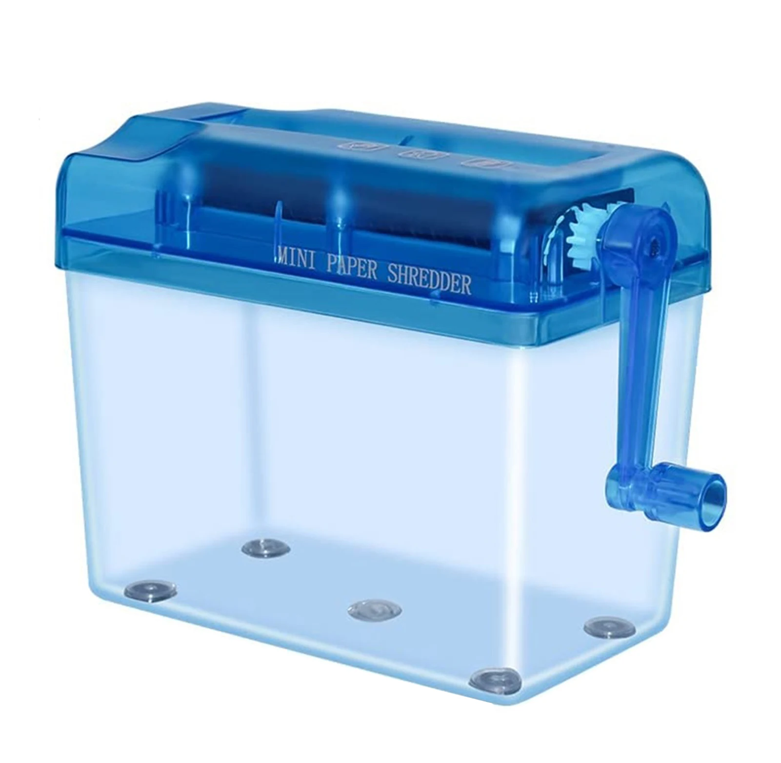 

Mini Hand Shredder Mini Manual Shredder Documents Paper Cutting Tool One Piece Of Folded Letter Size Strip-Cut Shredder For