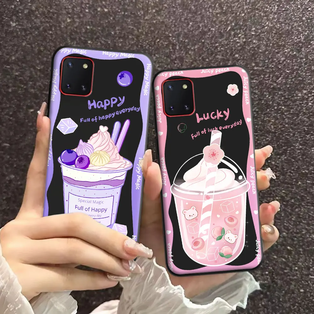 Чехол для Samsung Note 10 Lite (SM-N770F) мягкий силиконовый чехол из ТПУ с рисунком астронавта