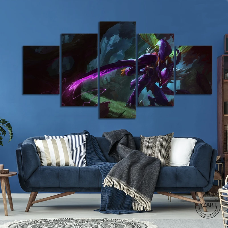 Картина на холсте Лига Легенд хазикса без рамки |
