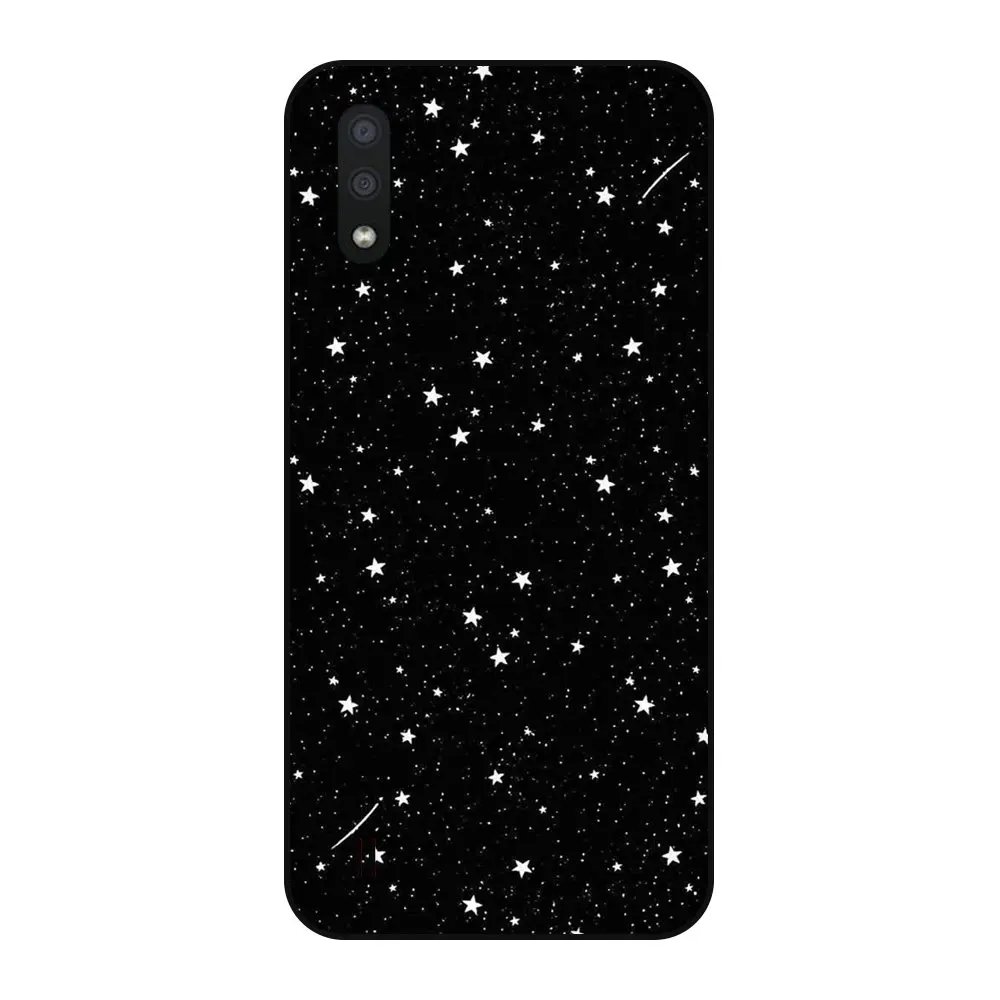 Черные 3d-бамперы для Samsung Galaxy A01 супердешевые Роскошные задние 3d-чехлы с цветами