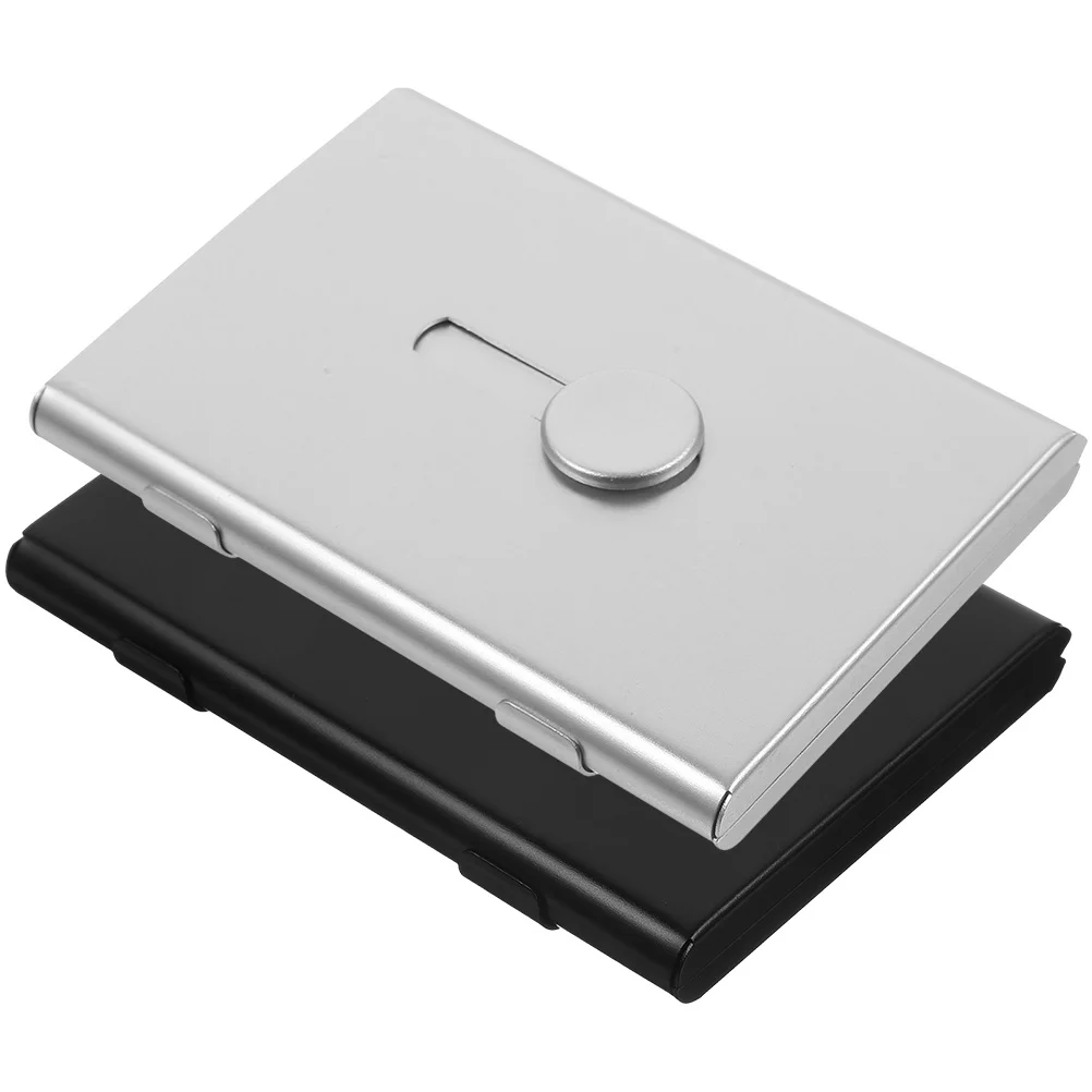 

2 шт., металлические кошельки из алюминиевого сплава