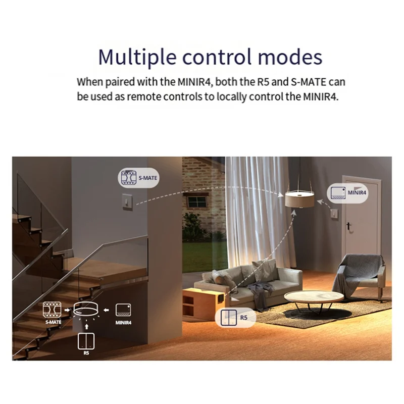 Фото N88R Ewelink Wi-Fi Smart Switch Двустороннее управление Модуль умного дома Голосовое дистанционное управление №2