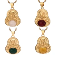 new style buddha pendant chain woman girl amulet chinese style maitreya necklace jewelry