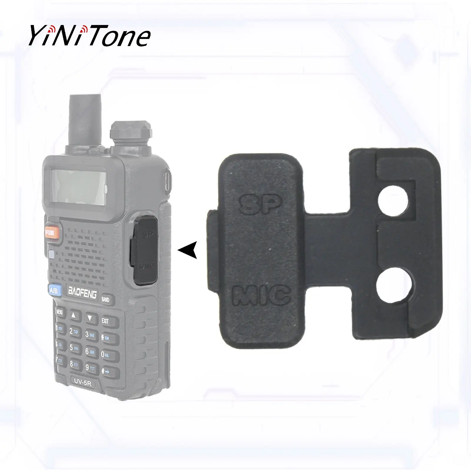 Резиновый чехол для наушников Baofeng UV-5R прочный сменный рации аксессуары сделай