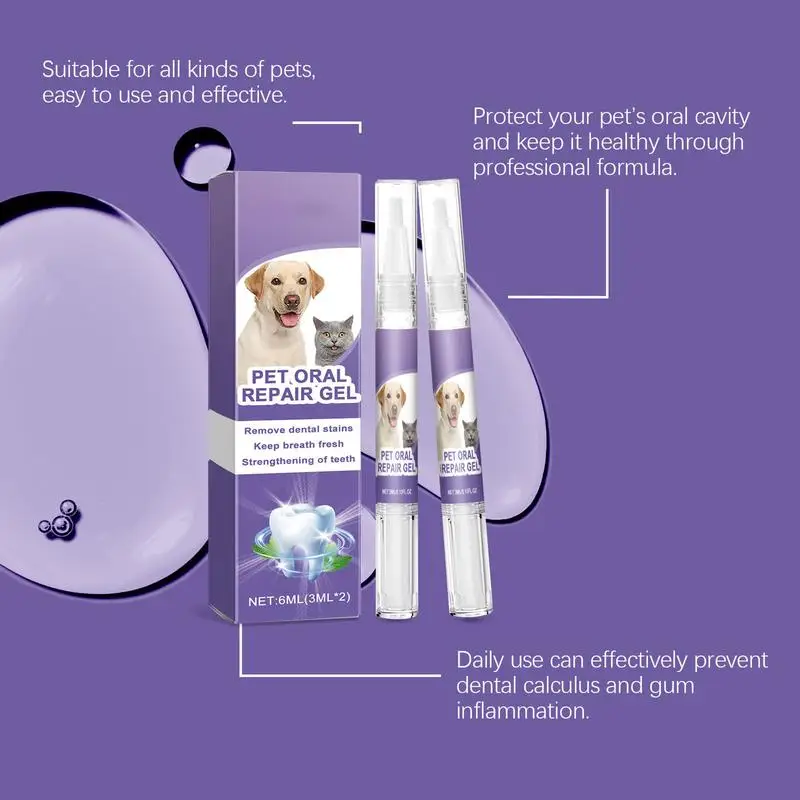 Очищающая зубная щетка для домашних питомцев восстанавливающий гель орального