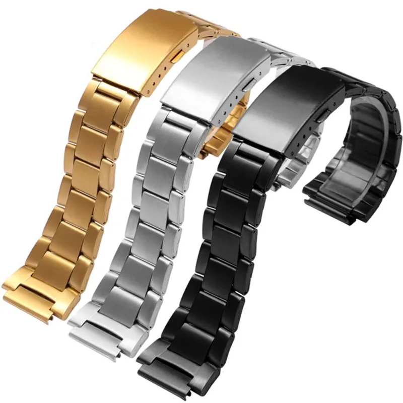 Фото Для Casio W-212HD W-218H W-218HD-1A SGW-300H/400 Series ремешок аксессуары 18 мм ремешок для часов складная пряжка браслет ремешок для часов №1