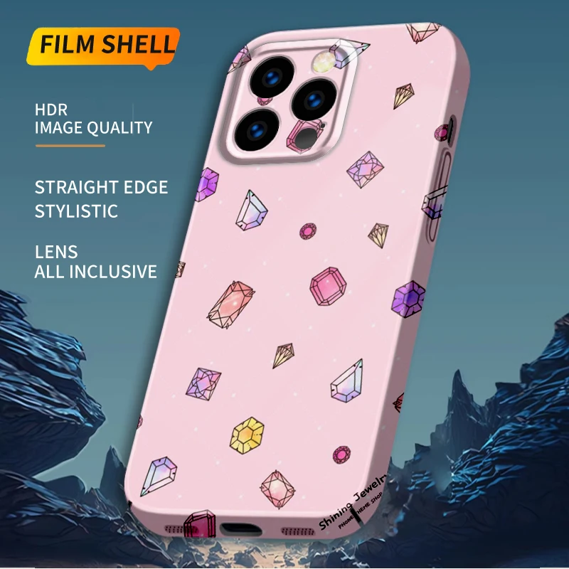 Милый Роскошный чехол для телефона в эстетике iPhone 11 12 13 14 15 X XS XR Pro Max Plus милые