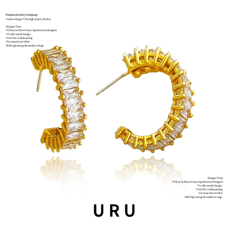 

925 Silver Needle Modern Jewelry Fashion Earrings 2022 New Trend High Quality AAA Zircon Drop Earrings For Women Party Gifts