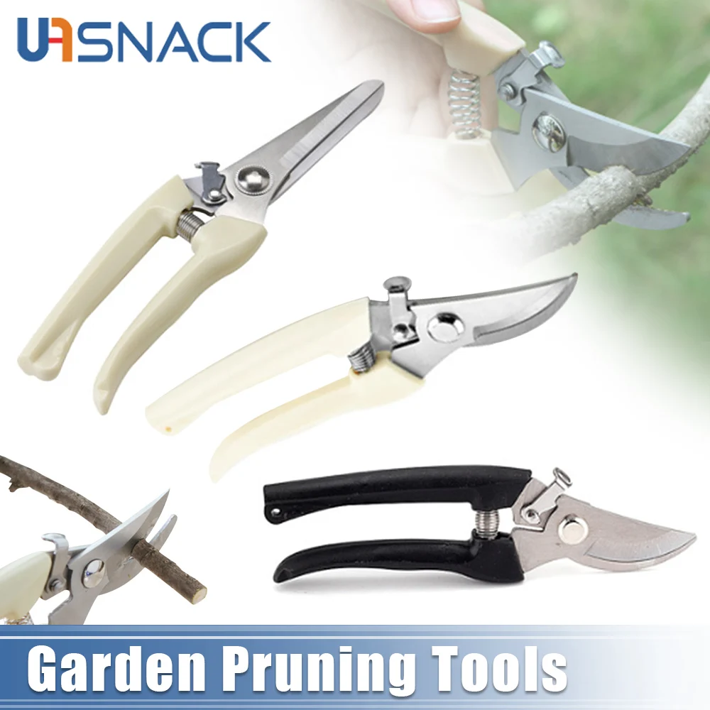 Powerful Gardening Pruning Shear Scissor Branch Tool Shear Stainless Steel Grafting Tool  Garden Scissors Pruning Tools