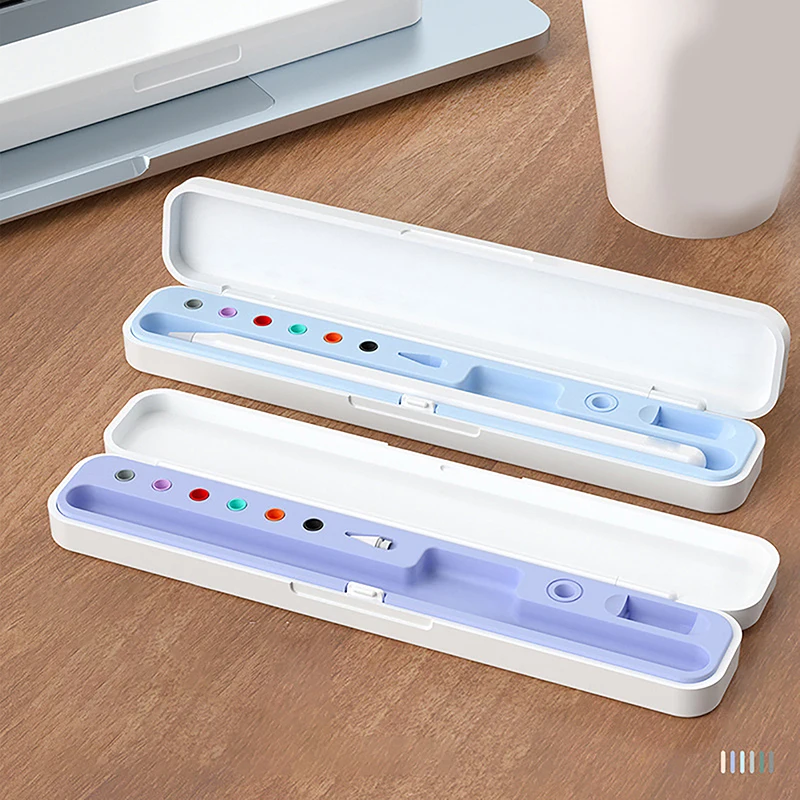 

1Pc Portable Pencil Storage Box for Pencil 1st Gen Case Pencil Accessories for Pencil 2nd Case Plastic Cover