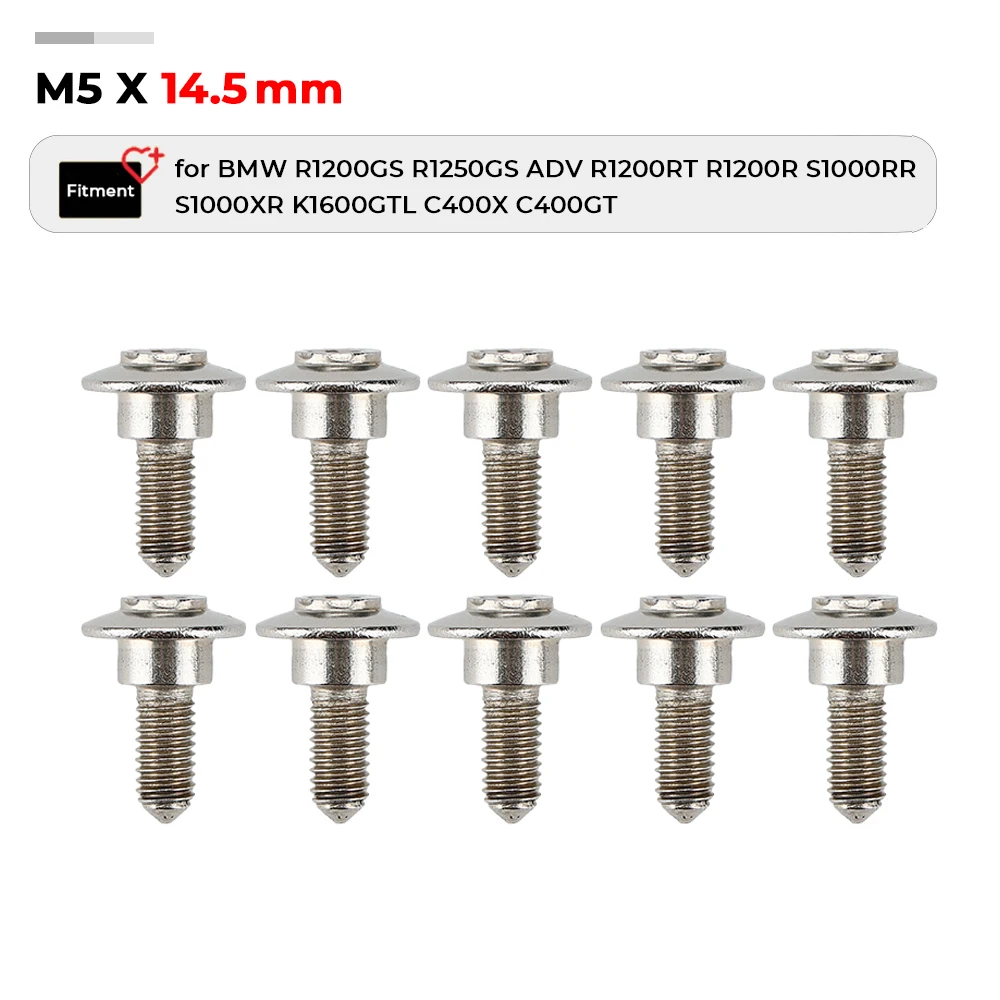 

Для корпуса мотоцикла BMW, винты из нержавеющей стали R1200GS ADV R1250GS R1200RT S1000XR RR S1000R C600 C650GT R1250 F750GS F850GS