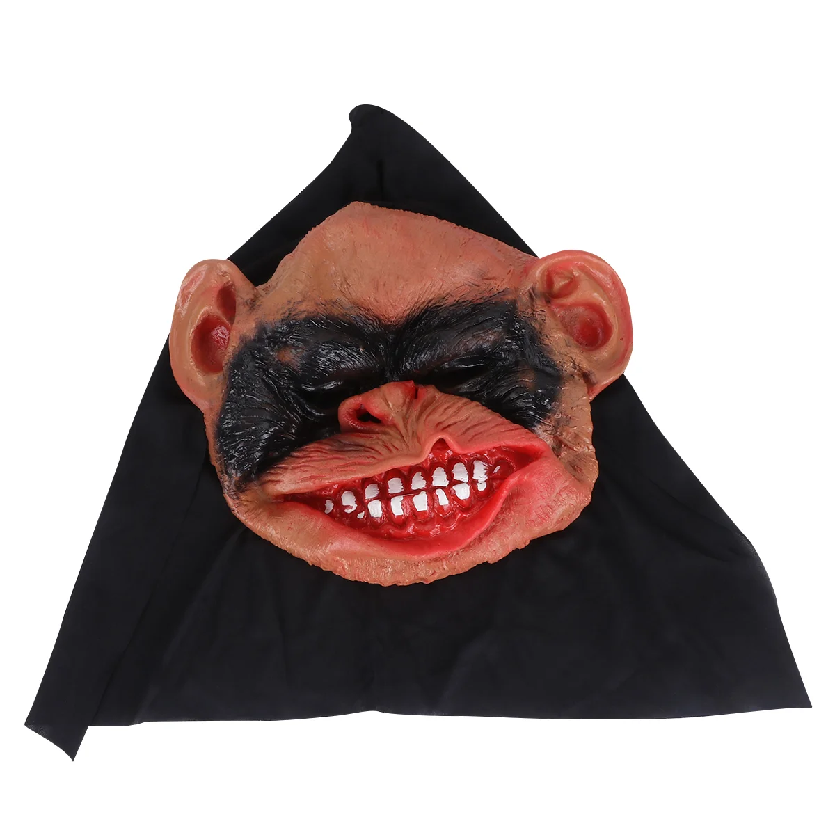 

Gorilla Mask Festive Headgear Realistic Halloween Scary Custome Props Creative Creepy Animal Cosplay Costumes