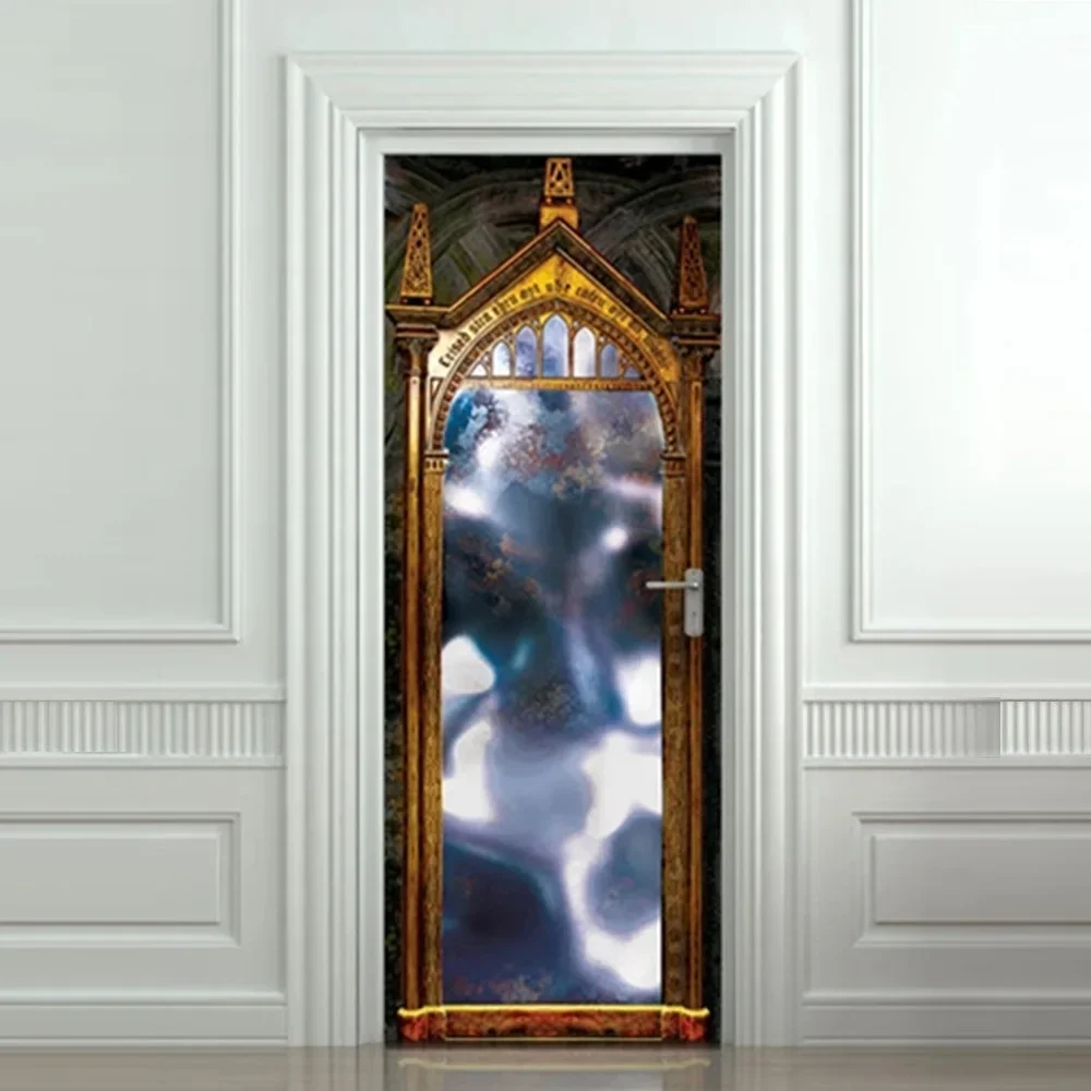 

Современный черный фон дверная наклейка самоклеящаяся виниловая Ретро крутая наклейка с узором водостойкая простая наклейка для домашнего декора