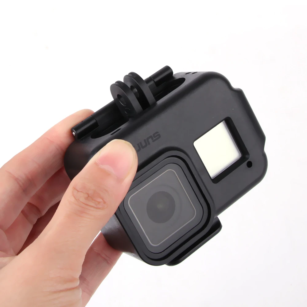 

Защитная рамка для камеры Gopro 8, крышка объектива, адаптер, кронштейн, расширительные аксессуары, защита объектива, защитная рамка, протектор