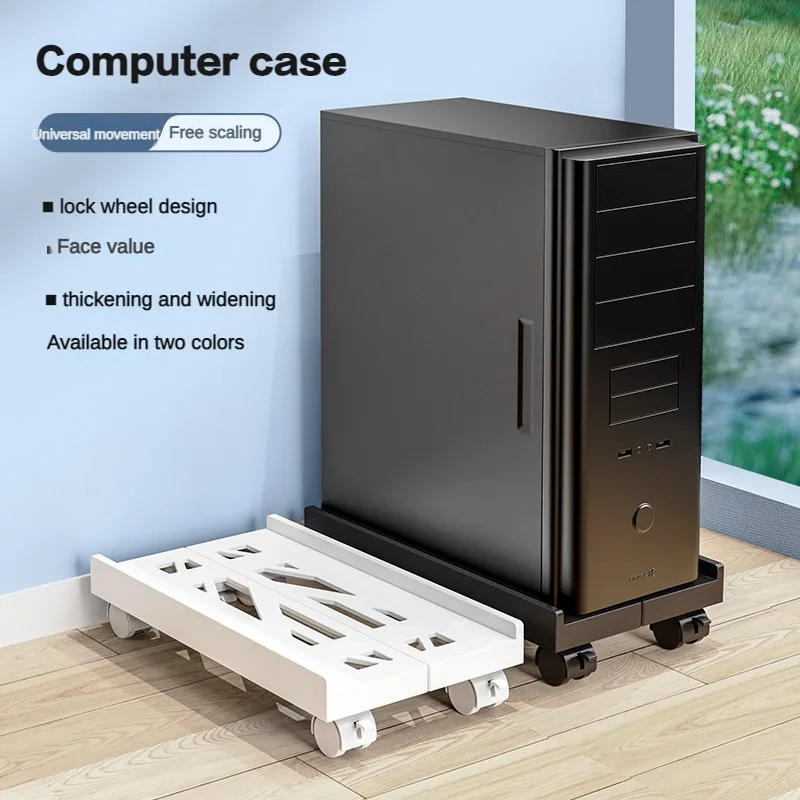 

Desktop Office Host Bracket, Movable Chassis, Tray Pulley, Elevated Storage Rack, Expandable Computer Storage Rack, Host Base