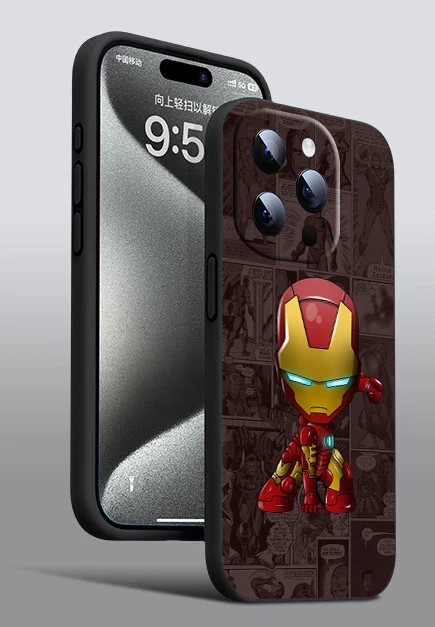 Мягкий чехол Z33 Marvel Железный человек для Xiaomi Poco X3 NFC GT C40 X4 M4 M5 M6 4G 5G ProCaver