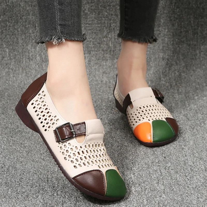 

Женские туфли без шнуровки, на плоской подошве, с квадратным носком, модные Лоферы разных цветов, повседневная обувь, большие размеры, осень 2023