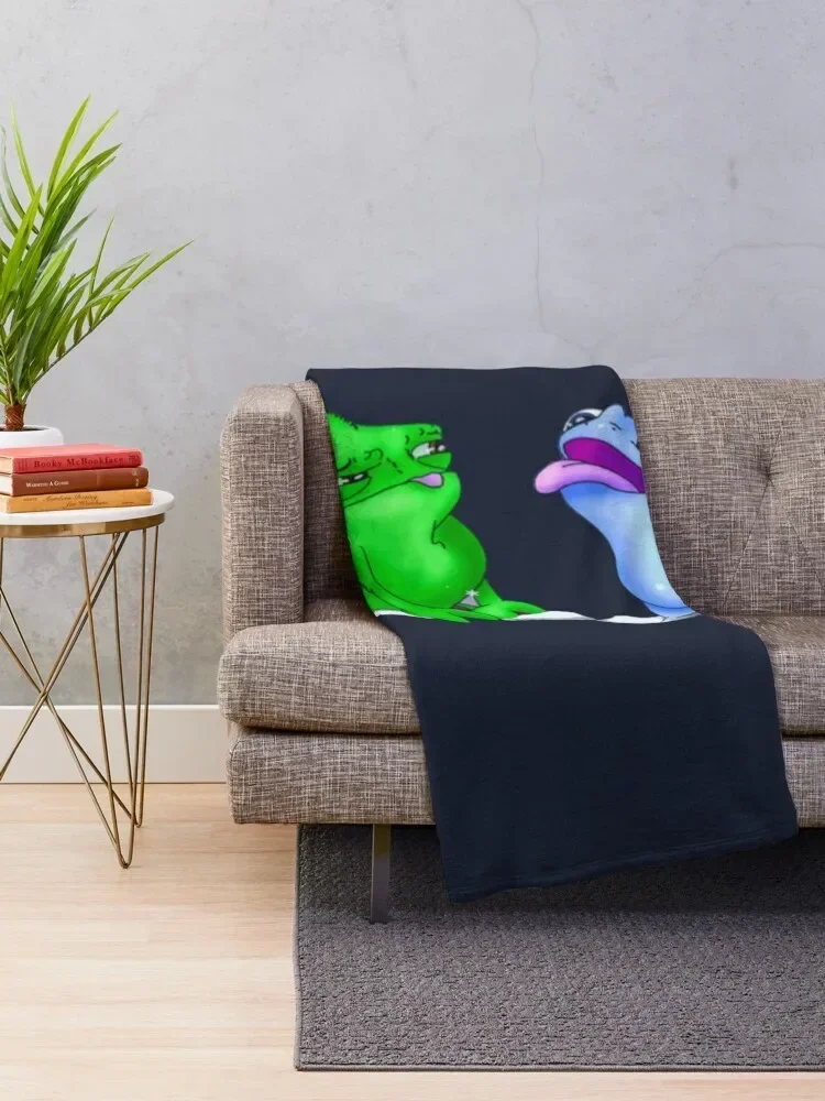 Мягкое одеяло для кровати с рисунком Брюни и Паскаля