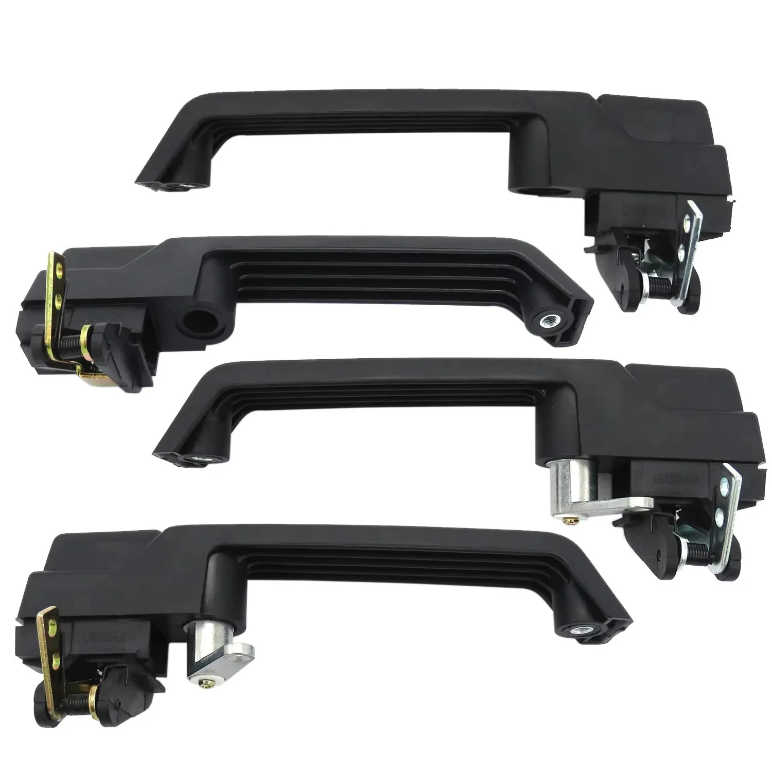 

Внешняя дверная ручка, черная передняя и задняя левая и правая для Land Rover Defender L316 2007-2016, автомобильные аксессуары