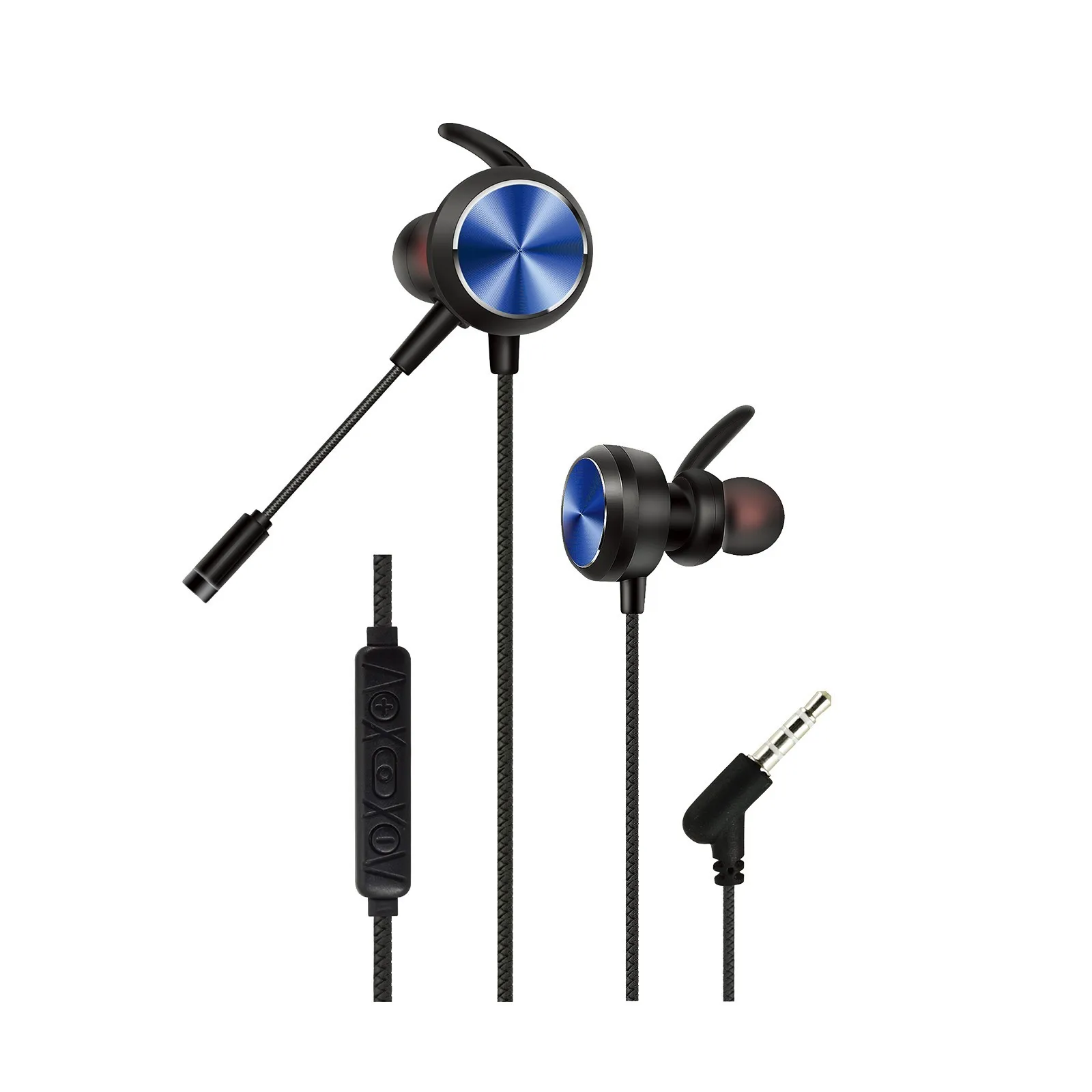 

GM-D3 3.5mm Wired In-ear Earphone with Mic for Live Streaming/Online Courses Headphone Headset Wired In-ear Earphone Headphone