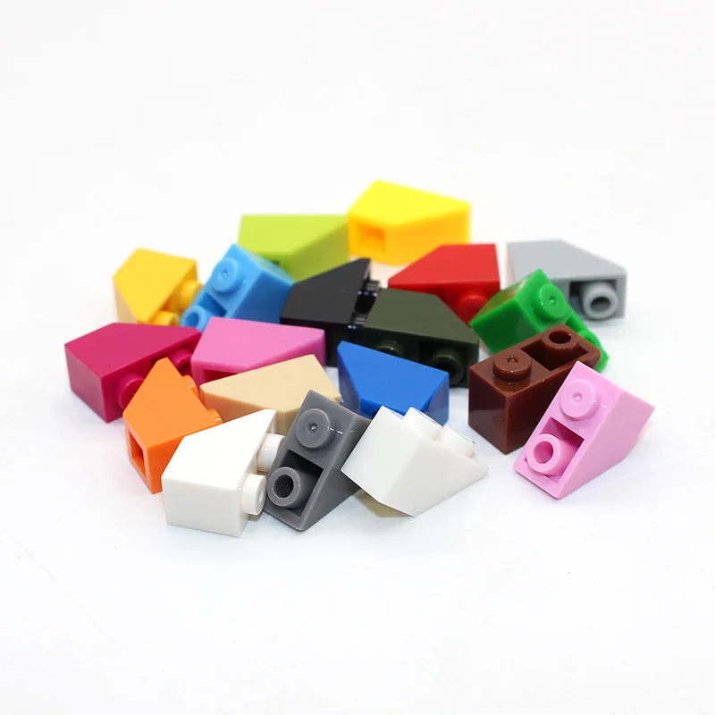 100 шт. кирпич MOC склон 1*2 инвертированный 3665 сделай сам развивающие блочные