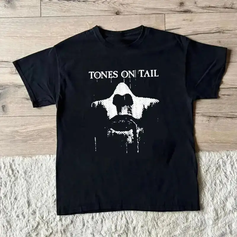 Фото Футболка Tones On Tail Band в классическом стиле в стиле панк унисекс №1