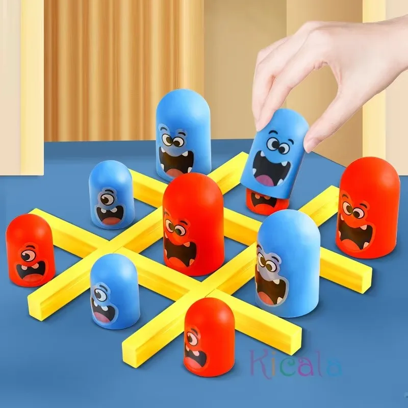 Интерактивные Развивающие игрушки для детей и родителей Tic Tac Toe Big Eat Small gobler