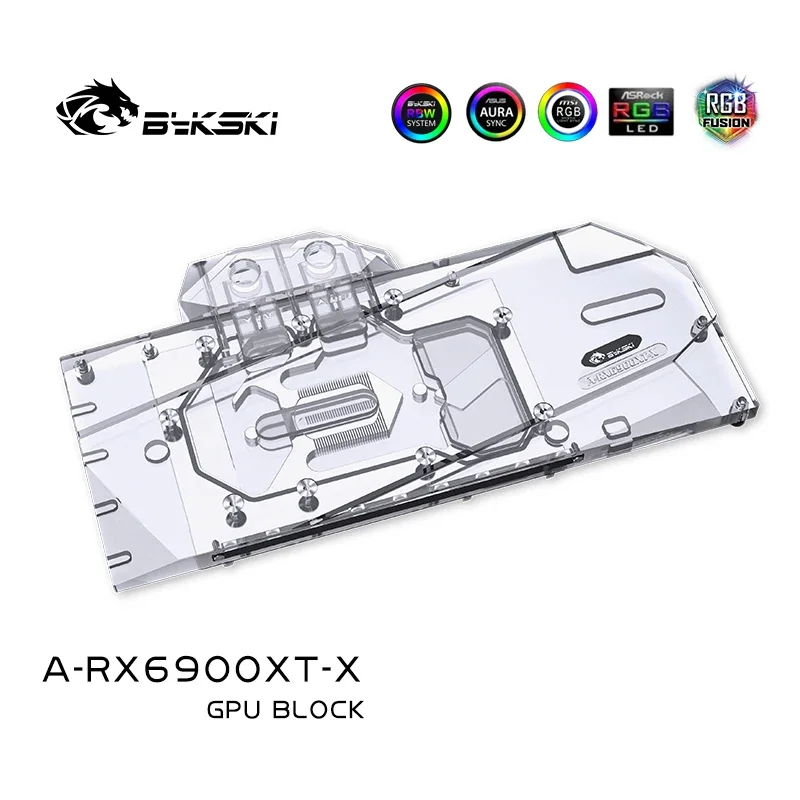 Использование водяного блока Bykski A-RX6900XT-X для графической карты AMD RX6900XT 6800XT Reference Edition0,3 мм Jet Micro-waterwayDense Waterways (art.: 3920d15874cd8) - 3920d15874cd8
