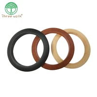 trendy lady round hollow beige natural wooden bangles bracelet fashion jewelry ethnic african indian bracelets femme for party