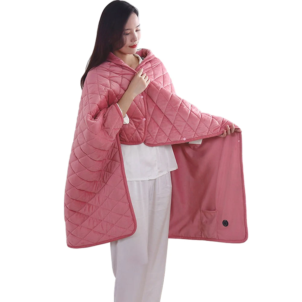 

5V USB Large Electric Blanket Powered By Power Bank Winter Bed Warmer USB Heated Blanket Body Heater