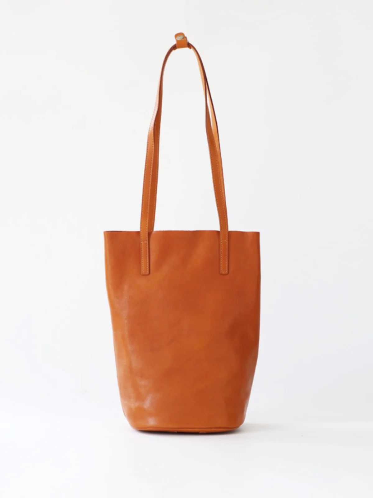 Myuren Top Layer Soft Cowhide Bucket Bag Genuine Leather Design 2024 New Retro Artistic Shoulder Tote