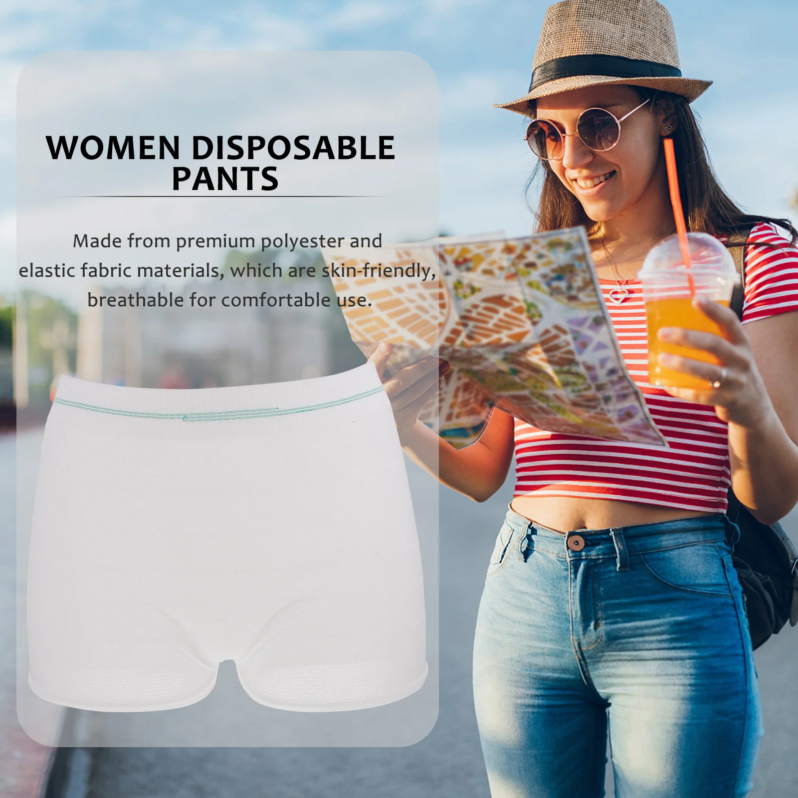 2 шт. одноразовые шорты женские трусы для периода портативные послеродовых родов