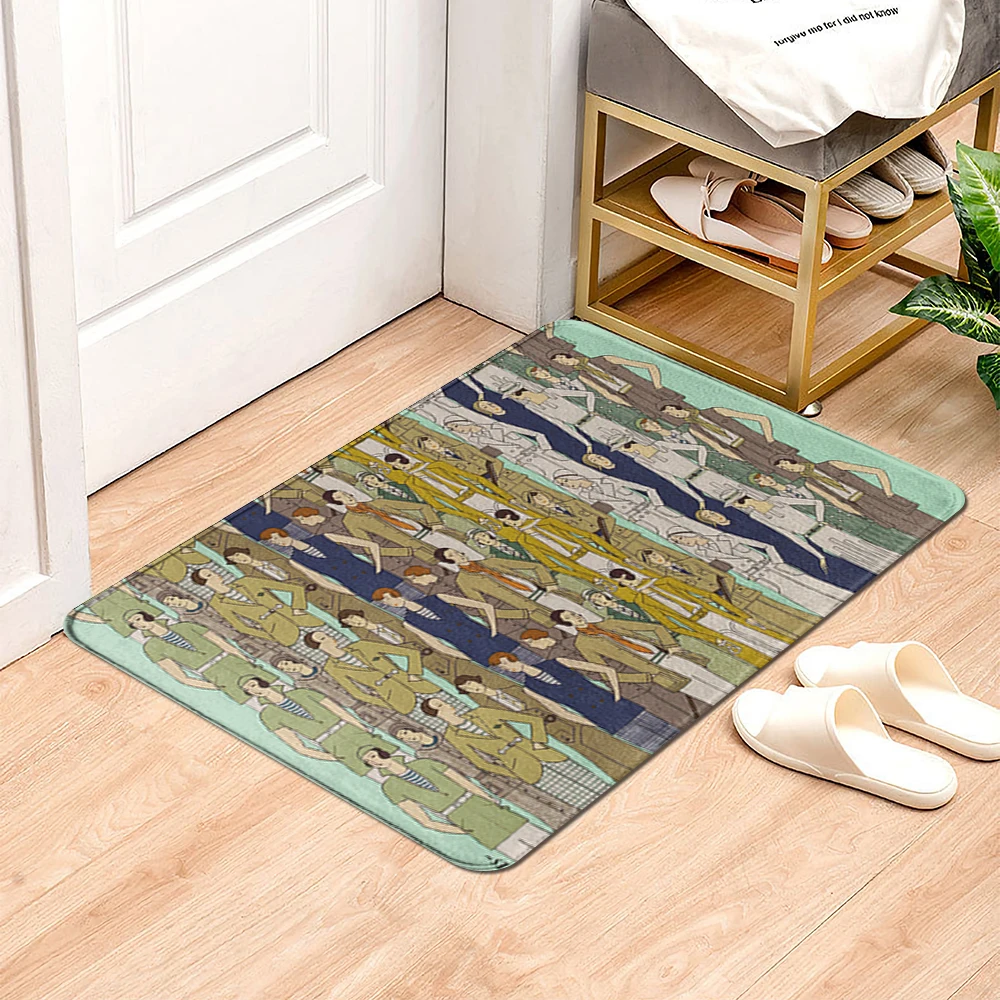 

Коврик для ванной комнаты, маленький коврик для душа, декоративный Впитывающий Коврик для ног, коврик для входной двери, кухонный коврик, ко...