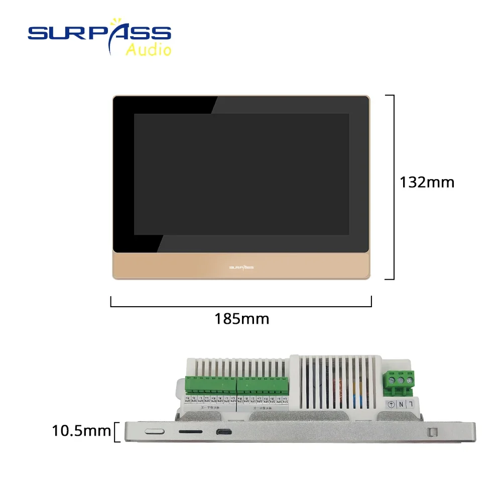 7-дюймовый сенсорный экран Blue-tooth домашняя музыкальная система караоке настенный