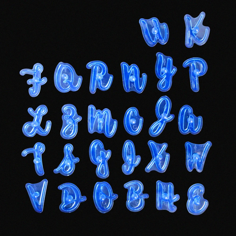 

Alphabet Number Letter Cake Mold DIY Printing Embossing Mold 3D Cookie Biscuit Stamp Cookie Cutter Baking Accessories