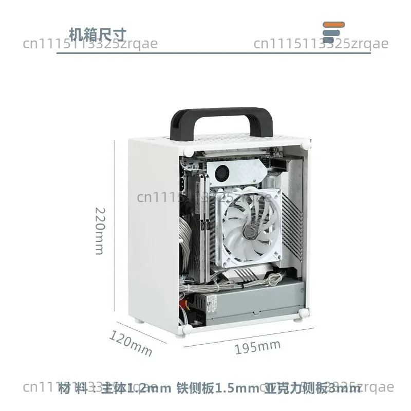 Фото Корпус G40 Mini ITX для мини-ПК, портативный, настольный, M24 SGPC K39 №3