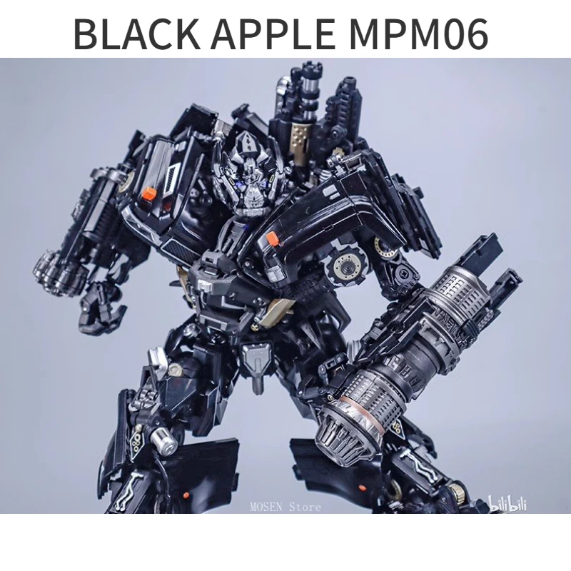 Трансформер Черный Apple MPM06 Ironhide M06, металлическая игрушка из фильма, пикап, увеличенный сплав, экшн-фигурка